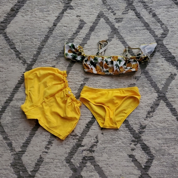 2/$15 Pineapple bathing suit - Picture 1 of 1